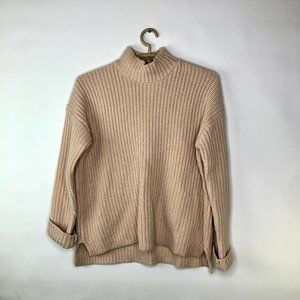 Alexa Mill Womens Oatmeal Pullover Sweater Size S